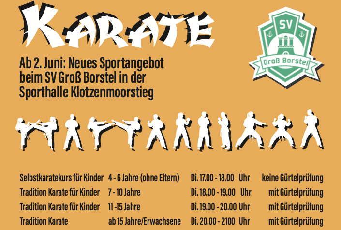 Karate beim SV Groß Borstel