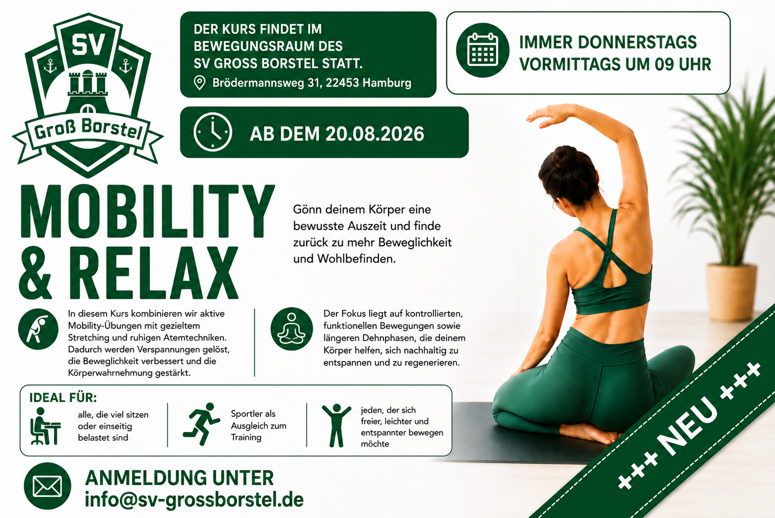 Mobility & Relax beim SV Groß Borstel